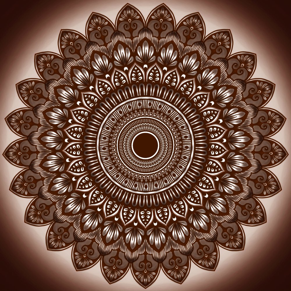 Brown Mandala